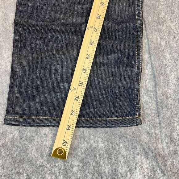 Buffalo David Bitton Travis-X Relaxed Fit Jeans Mens 32x34 Dark Wash Straight De - Picture 11 of 16